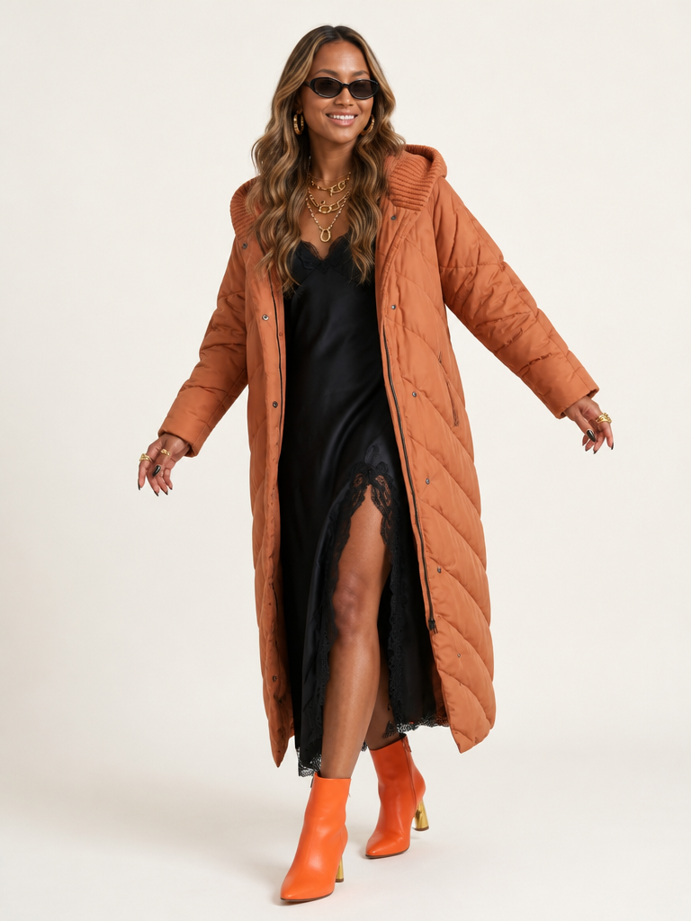 Boundless Oversized Hooded Puffer Jacket-2