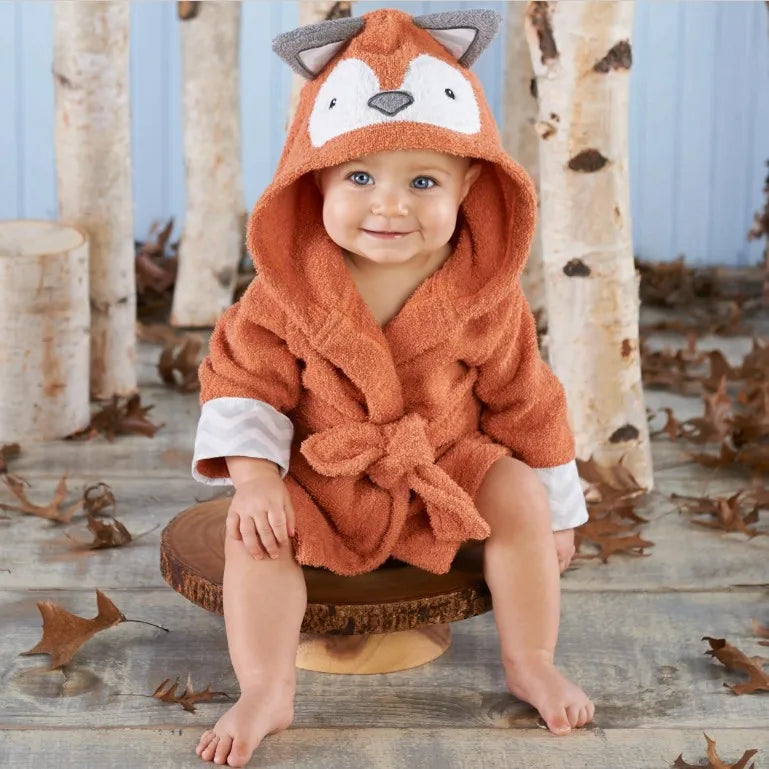Bathrobe baby animal shape-0
