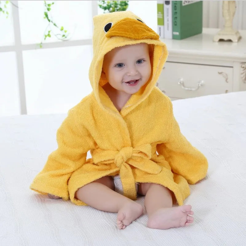 Bathrobe baby animal shape-0