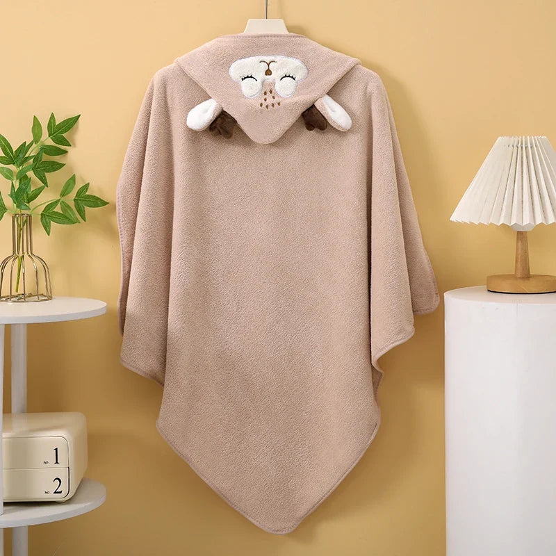 Baby Hooded Animal Bath Towel – Newborn-5