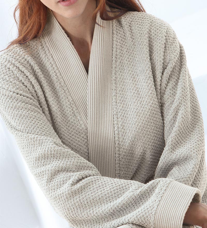 1034 Women’s Luxury Turkish Cotton Terry Kimono Bathrobe