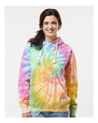 Colortone 8777 Unisex Tie-Dyed Hooded Sweatshirt