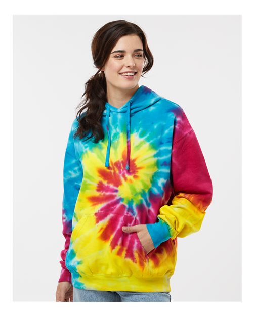 Colortone 8777 Unisex Tie-Dyed Hooded Sweatshirt