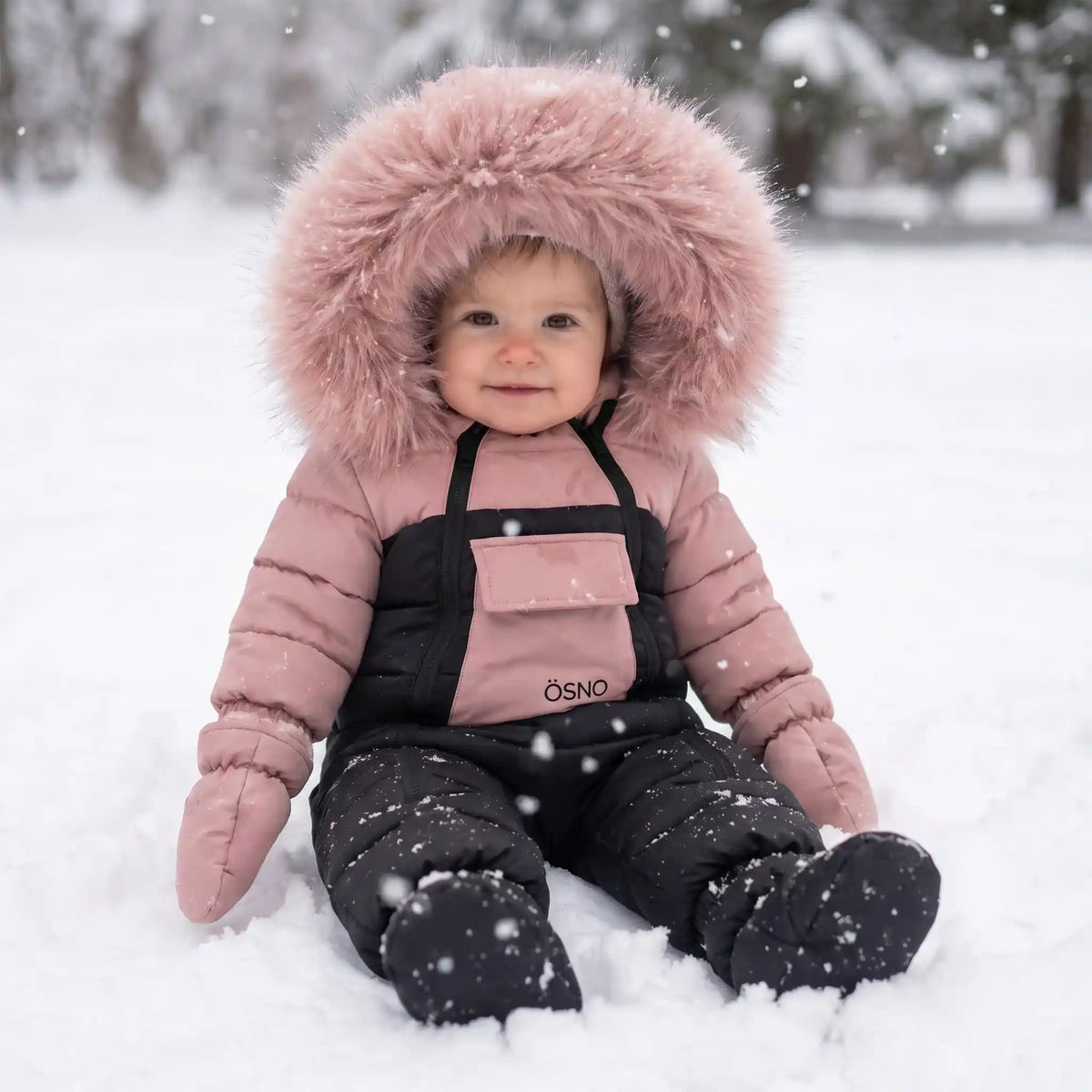 Baby Angel One Piece Baby Snowsuit-0