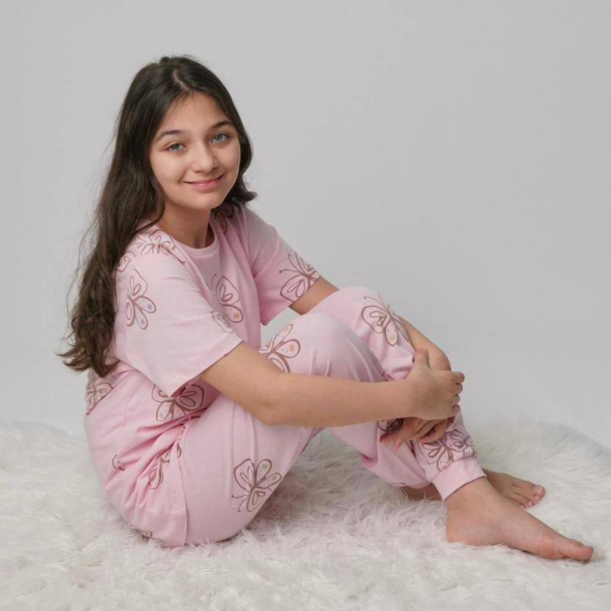 Beauty Butterfly Girls Pyjama Set-2