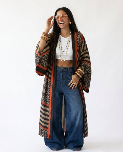 Sovereign Printed Boho Kaftan-0
