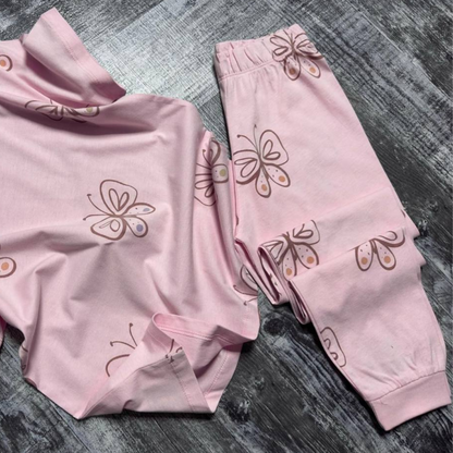 Beauty Butterfly Girls Pyjama Set-4