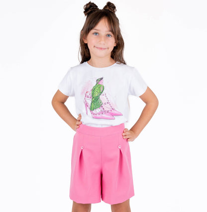 Birdie Heels Girls Casual Set-1