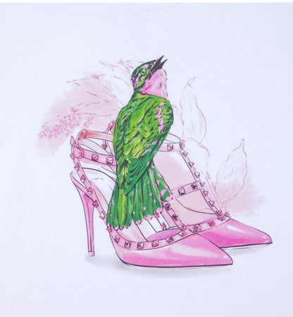 Birdie Heels Girls Casual Set-3