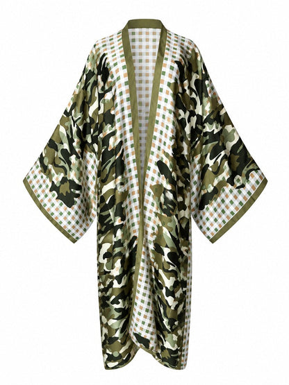 Adventurous Print Boho Kimono-5