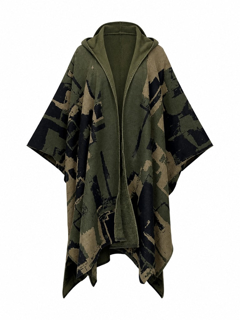 Fearless Printed Hooded Kaftan-3