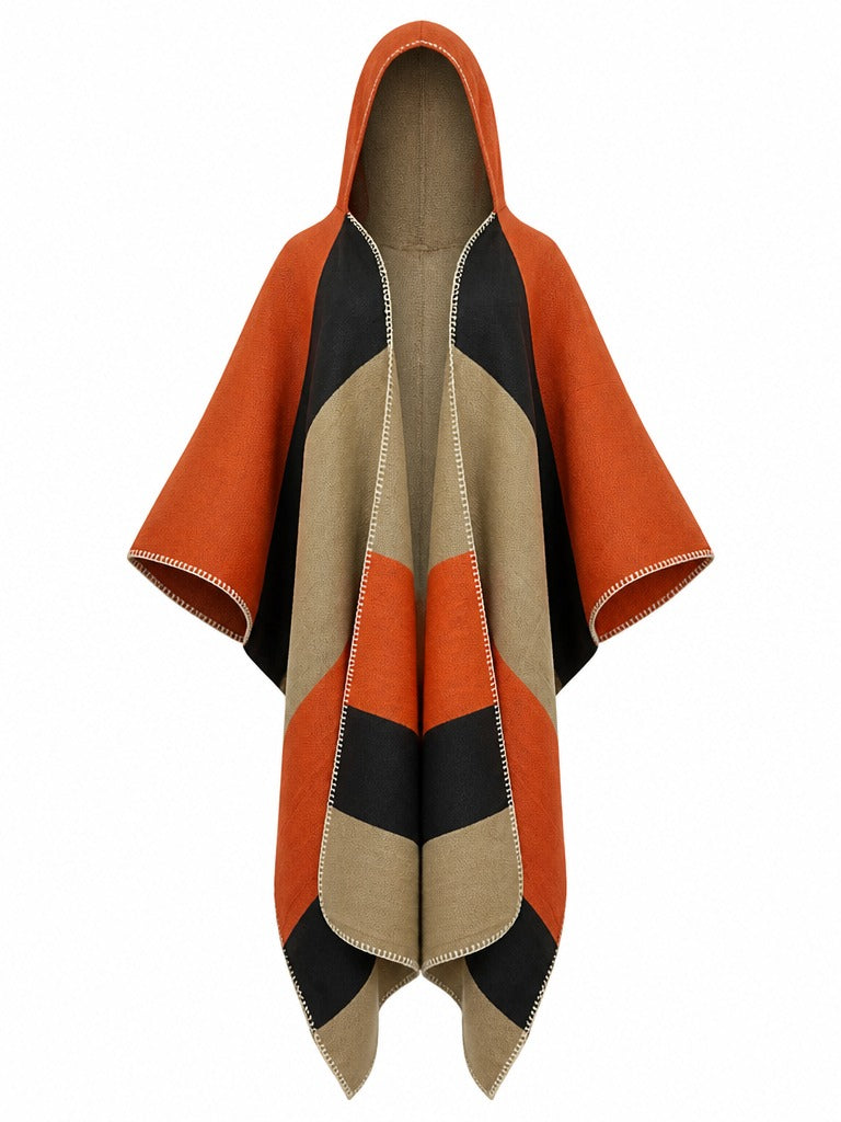 Wanderlust Striped Hooded Kimono-5