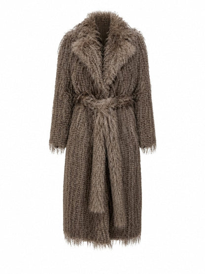 Confident Faux Fur Shaggy Coat-4