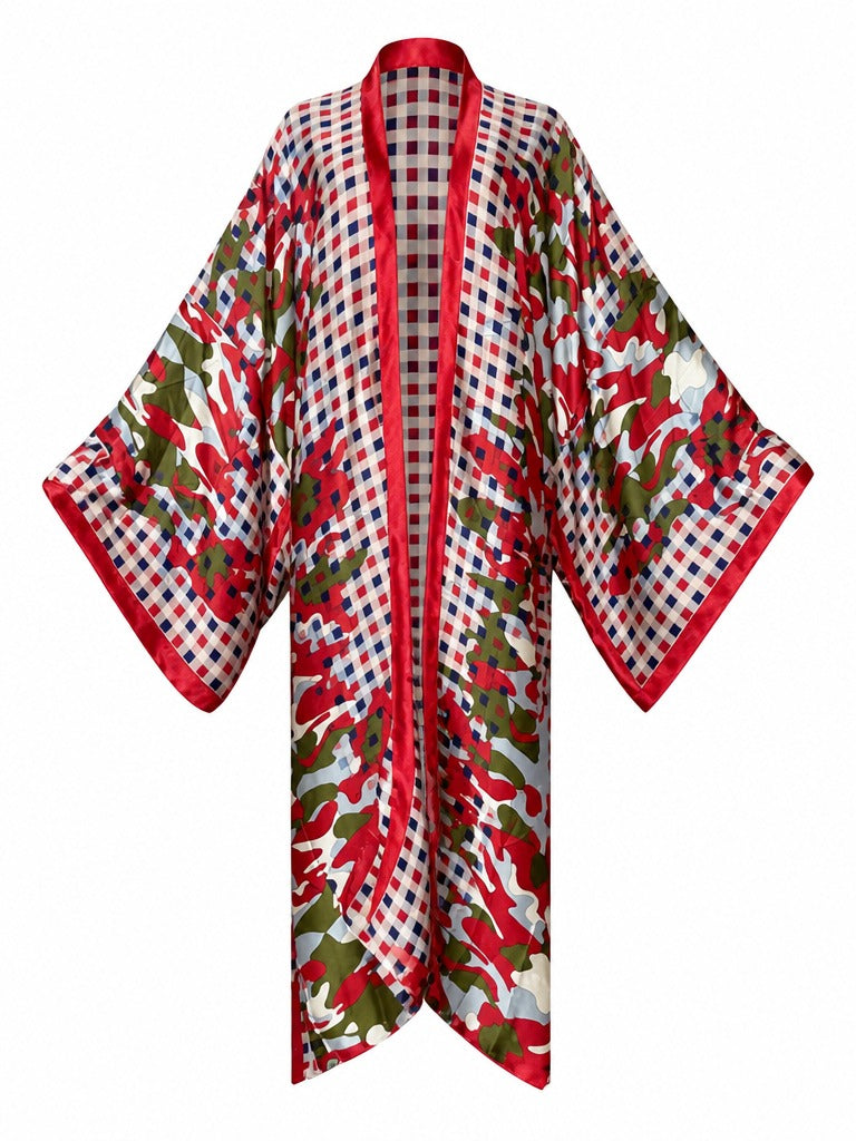 Adventurous Print Boho Kimono-3