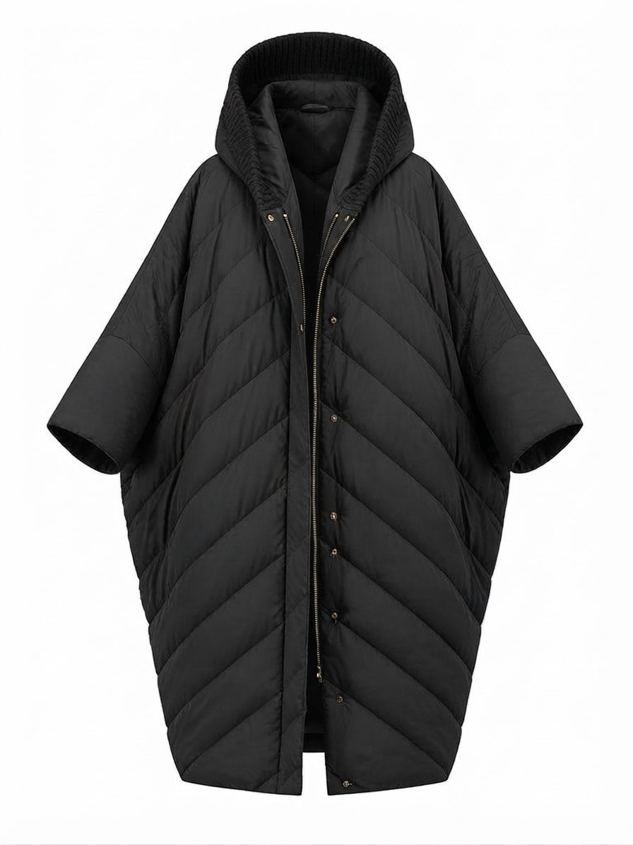 Boundless Oversized Hooded Puffer Jacket-5