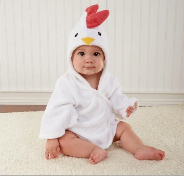 Bathrobe baby animal shape-6