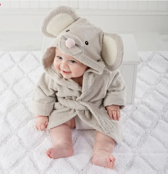 Bathrobe baby animal shape-2