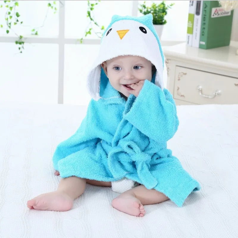 Bathrobe baby animal shape-17