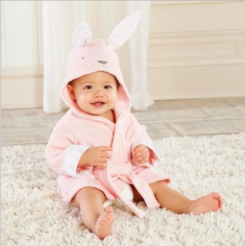 Bathrobe baby animal shape-20