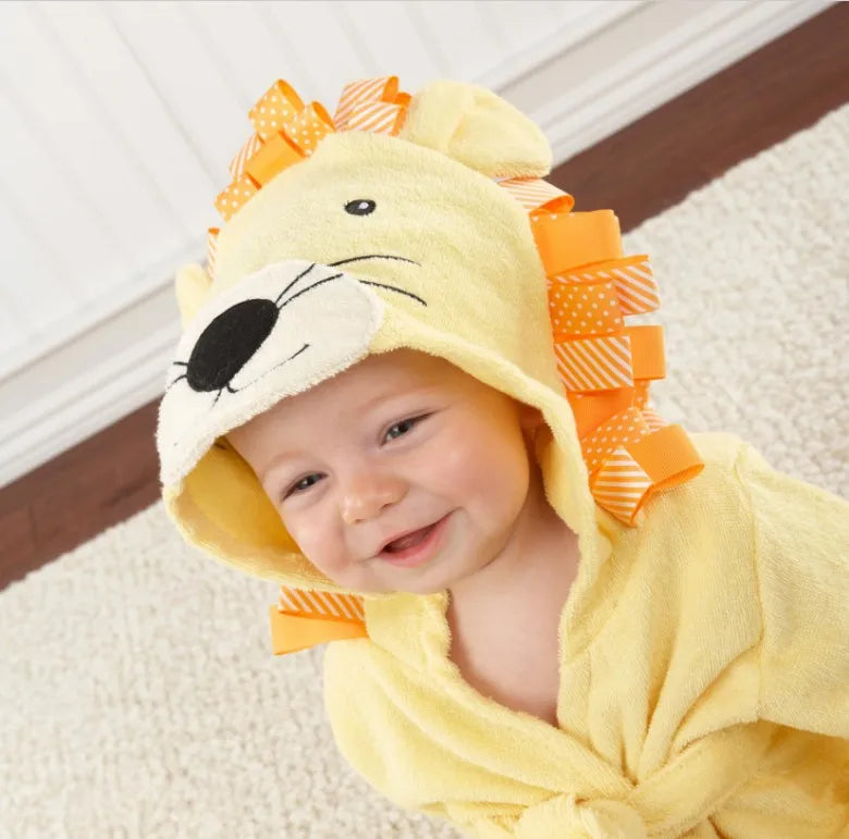 Bathrobe baby animal shape-13