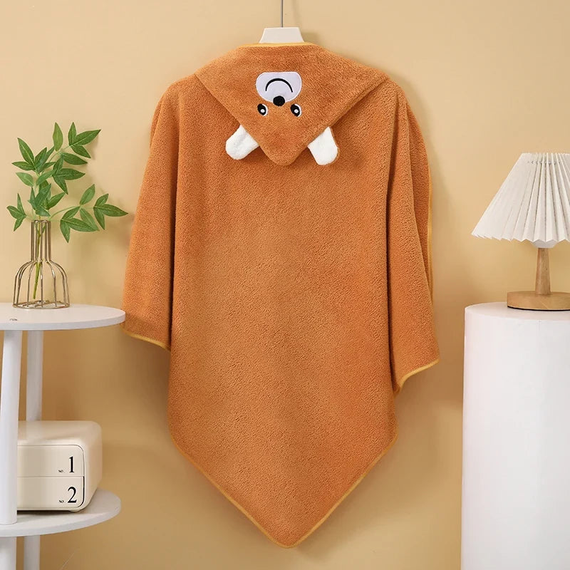 Baby Hooded Animal Bath Towel – Newborn-6