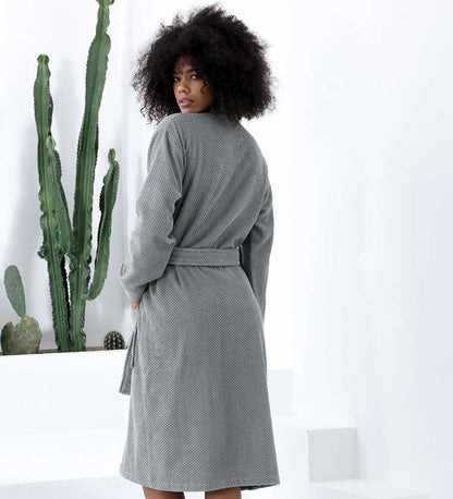 1034 Women’s Luxury Turkish Cotton Terry Kimono Bathrobe