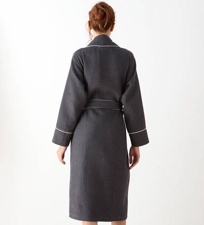 1032 Women's Full Length Waffle Hotel Robe