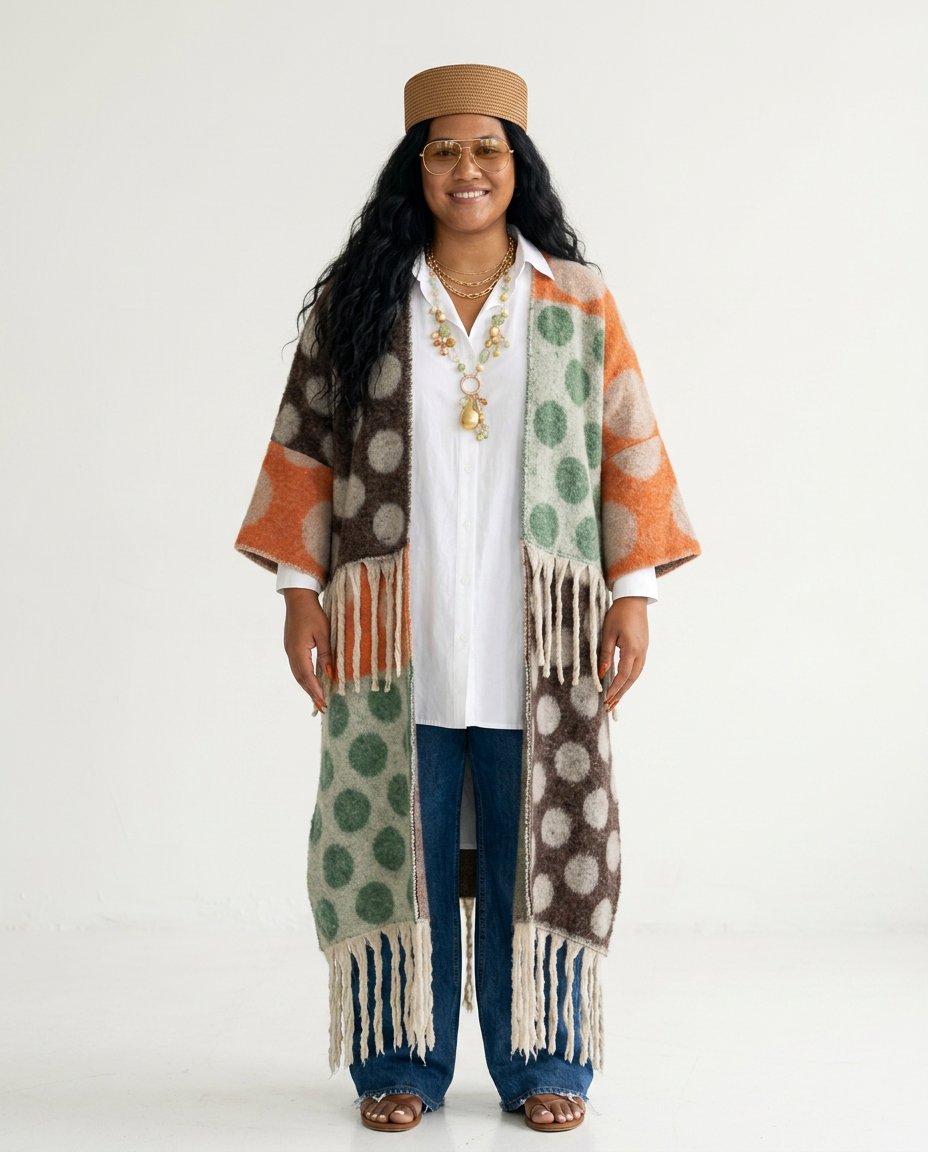 Wanderlust Tassel Geometric Cardigan-2