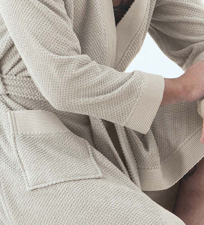 Men's Organic Turkish Terry Cloth Kimono Bathrobe-3