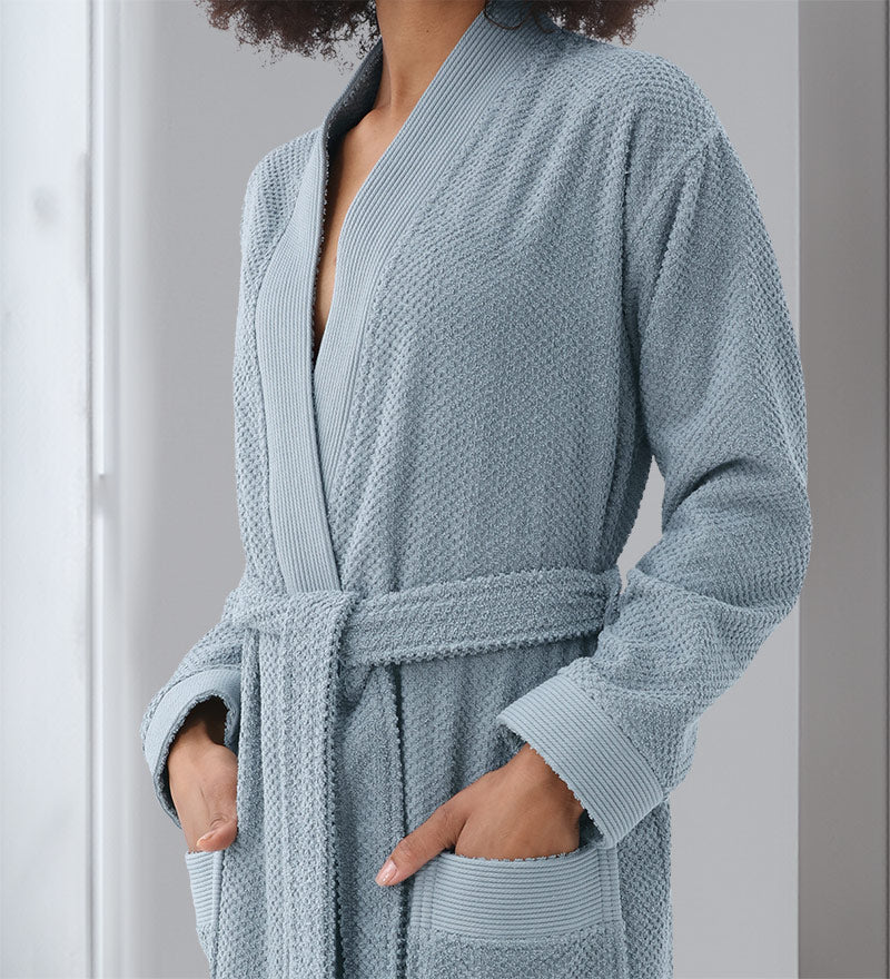 1034 Women’s Luxury Turkish Cotton Terry Kimono Bathrobe